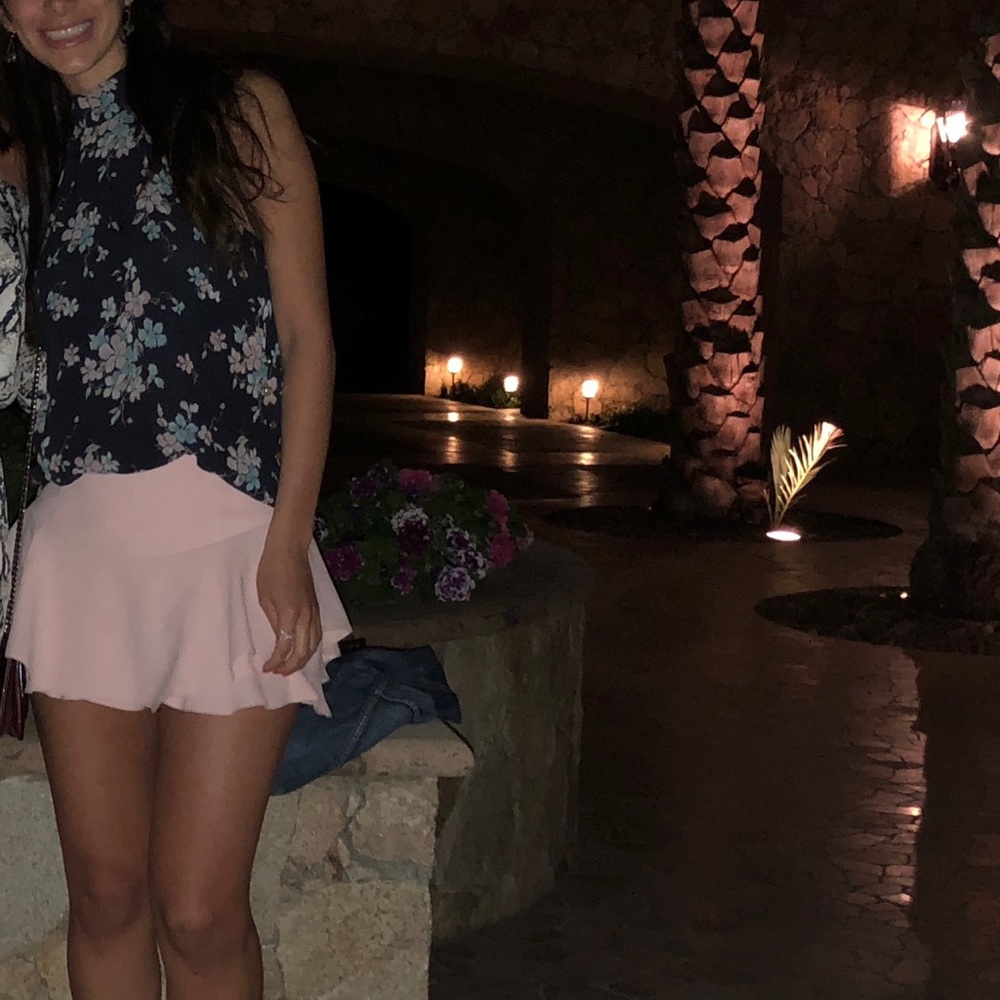 Zara Pink mini skort, size S